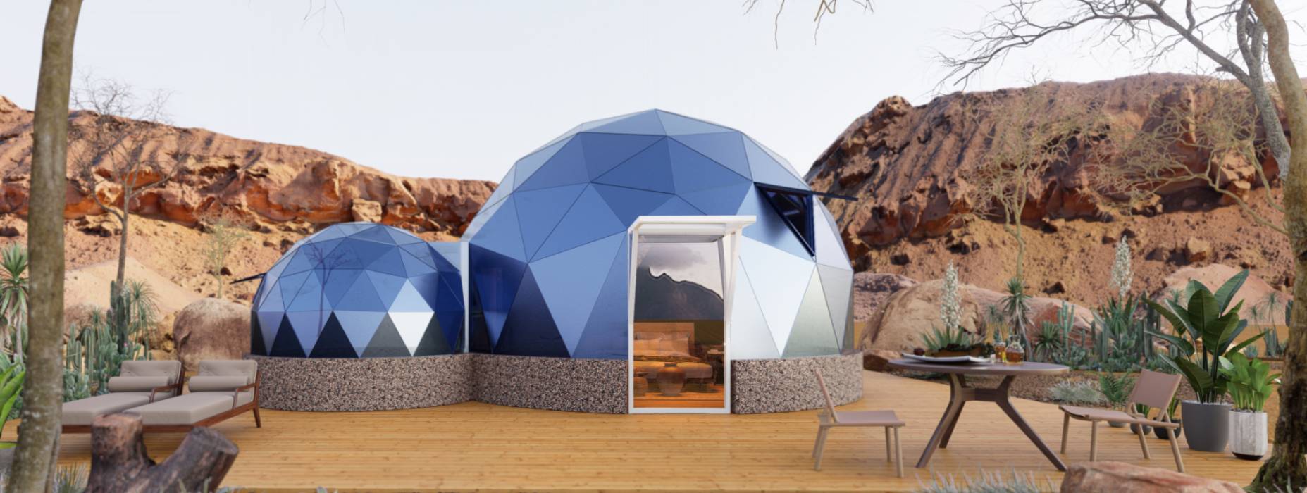 山城区球形智能光伏玻璃星空房